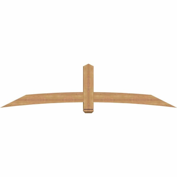 Ekena Millwork Bellingham Timber Gable Bracket, Western Red Cedar, 96"W x 24"H x 5 1/2"D x 5 1/2"F, 6/12 Pitch GBW096X24X0606BEL00SWR - main